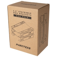 Phanteks Stackable HDD Bracket 2x 3,5 pollici, Impilabile - Nero