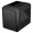 iTek Case QBO 8, Cube Case - Nero con Finestra