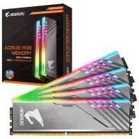 Gigabyte Aorus RGB Memory DDR4 3.200 MHz, C16 - Kit 16GB (2x 8GB + 2x Dummy)