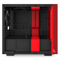 NZXT H210 Mini-ITX Case - Nero/Rosso con Finestra in Vetro Temperato