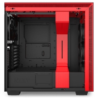 NZXT H710i Gaming Case - Nero / Rosso con Finestra in Vetro Temperato