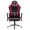 iTek Gaming Chair PLAYCOM FM20 -  Tessuto, Doppio Cuscino - Nero/Rosso