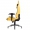 iTek Gaming Chair PLAYCOM PM20 - PVC, Doppio Cuscino - Giallo/Nero