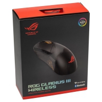 Asus ROG GLADIUS III Wireless Gaming Mouse, RGB - Nero