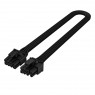 Silverstone PP06BE-PC335 PCIe cable, EPS/ATX12V - Nero
