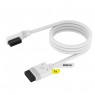 Corsair iCUE LINK Cable, 1x 600mm con Connettore 90 - Bianco