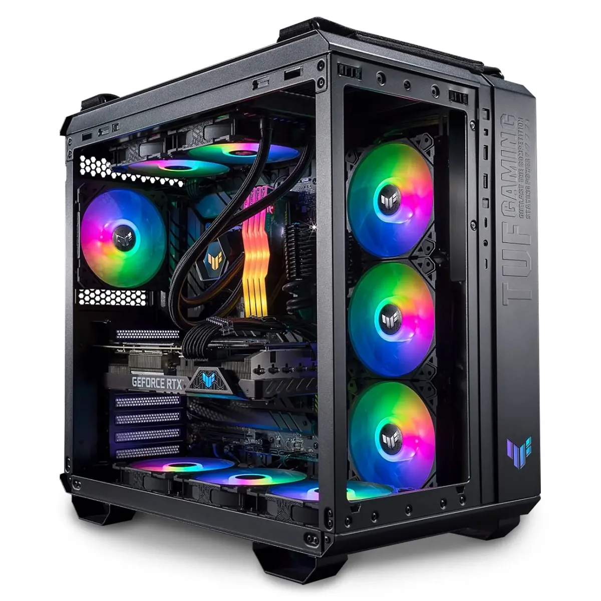 Drako Gaming Rig Tier 3 TUF GT502, Ryzen 7 7800X3D, 4070 Ti Super, 32GB ...