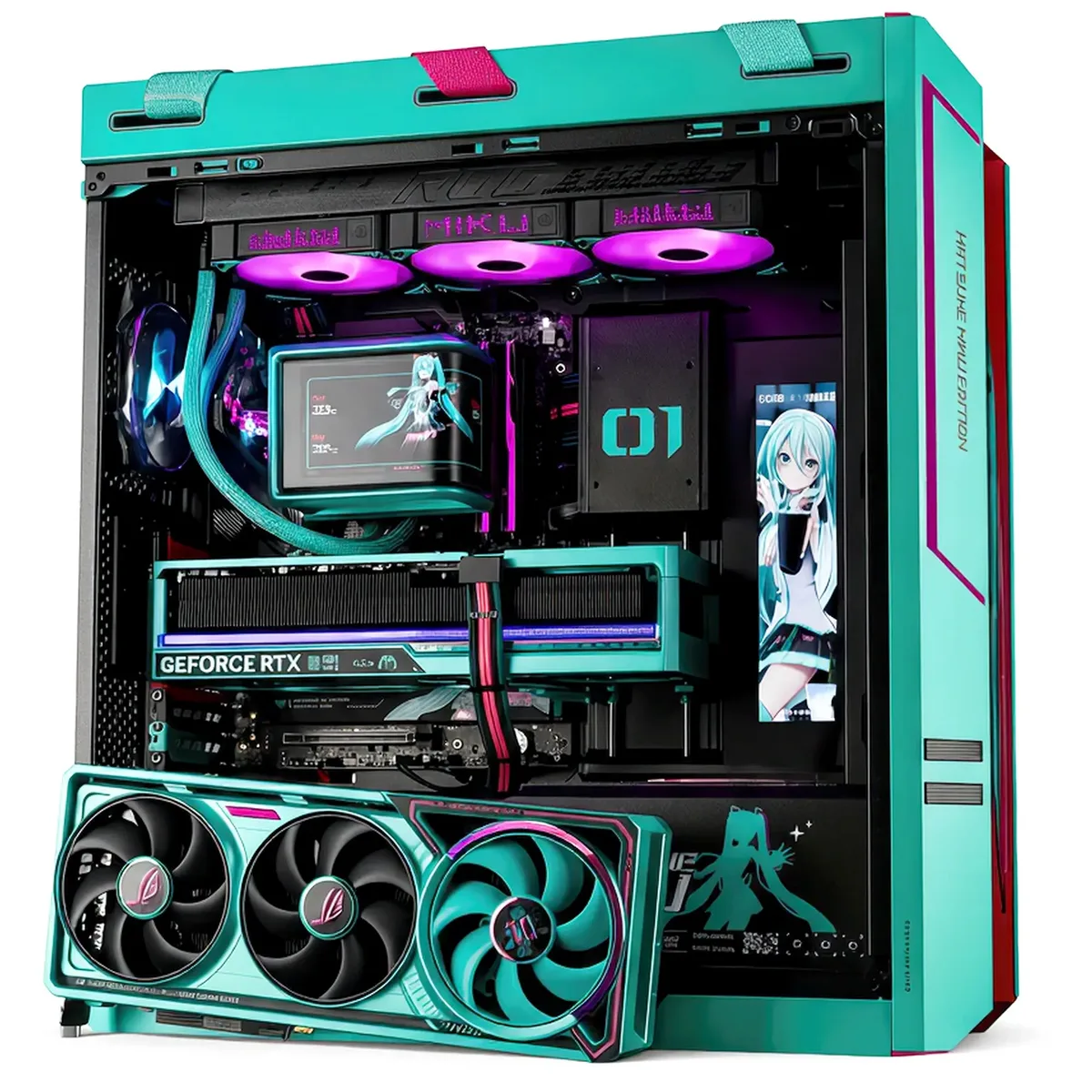Drako Gaming Rig – Hatsune Miku Limited Edition – 9800X3D - RTX 5080 ...
