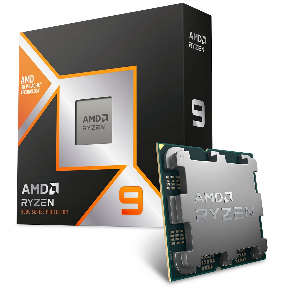 AMD Ryzen 9 9950X3D CPU, 5.7 GHz, AM5 (Zen 5) - Boxato, senza