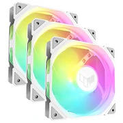 Asus TUF Gaming TR120 ARGB, Pack da 3 - Bianco