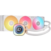 Corsair iCUE LINK TITAN 360 RX LCD AIO, 360mm Radiator, Liquid CPU Cooler - Bianco
