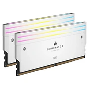 Corsair Dominator Titanium RGB DDR5 6000MHz C30, Bianco - 32GB (2x16GB) AMD EXPO