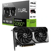 Asus Dual GeForce RTX 5060 Ti 8GB OC Edition, 8192 MB GDDR7, DLSS 4