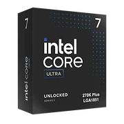Intel Core Ultra 7 270K Plus CPU, 24 Core, 5,5 GHz, Socket 1851 (Arrow Lake) - boxato, senza cooler