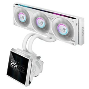 Asus ROG Strix SLC IV 360 ARGB LCD - Dissipatore AIO 360mm con display IPS 5.08" e ventole ARGB - Bianco