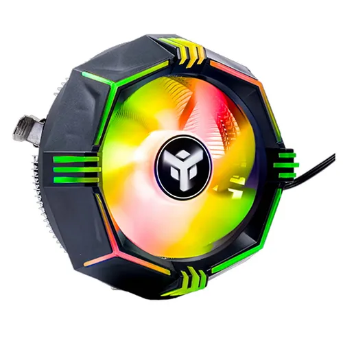 iTek ICY-4LPR CPU Cooler, RGB Rainbow, Low Profile - Nero - iTek | Drako.it