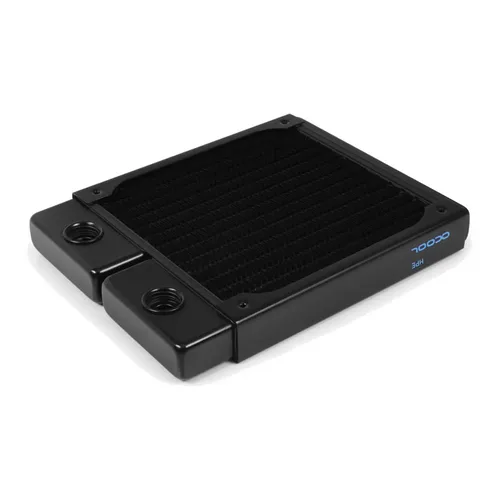 Alphacool NexXxoS HPE-20 Radiator 19 FPI 120mm - Radiatore Slim Multipass in Rame Nero