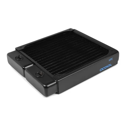 Alphacool NexXxoS HPE-30 Radiator 18 FPI 140mm - Radiatore Multipass in Rame Nero