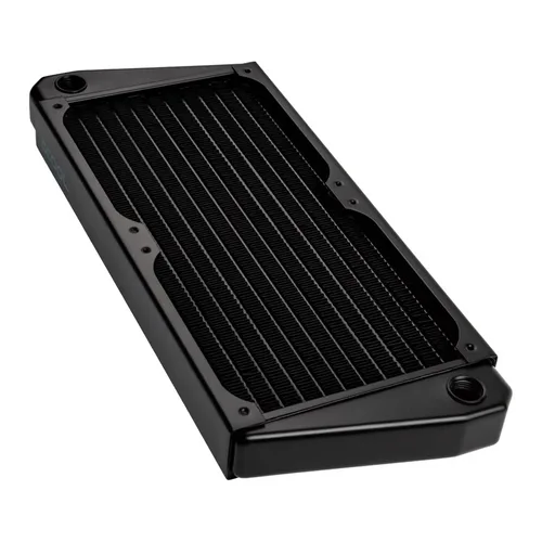 Alphacool NexXxoS ST30 Full Copper X-Flow Radiator 16 FPI 240mm - Radiatore Slim Crossflow Nero