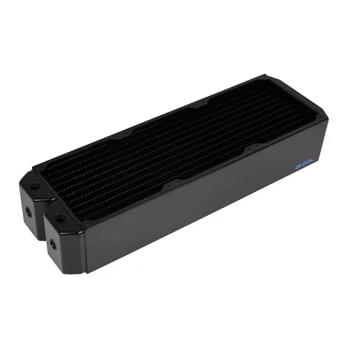 Alphacool NexXxoS Monsta Radiator 10 FPI 420mm - Radiatore in Rame Spessore 86mm Nero
