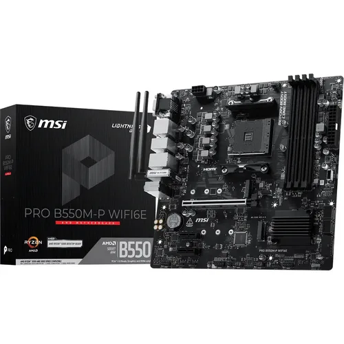 MSI PRO B550M-P WIFI6E - Socket AM4, DDR4