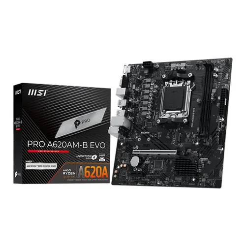 MSI PRO A620AM-B EVO - Socket AM5, DDR5