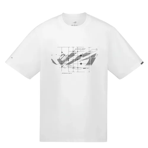 Asus ROG Parse T-Shirt CT1020, Taglia 2XL - Bianca