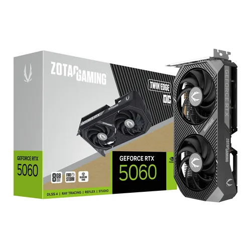 Zotac GeForce RTX 5060 Twin Edge OC 8GB GDDR7 - Scheda Video NVIDIA Blackwell, DLSS 4