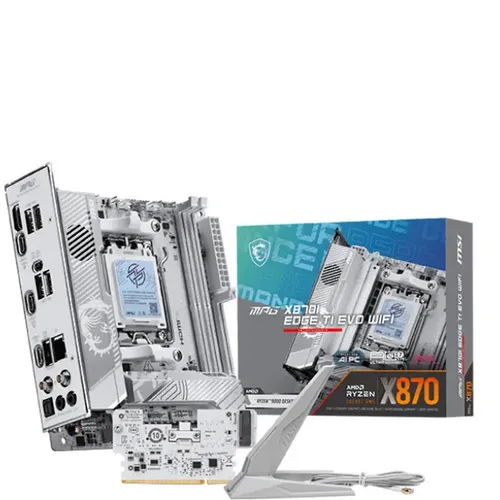 MSI MPG X870I EDGE TI EVO WIFI - Socket AM5, DDR5 - Bianco