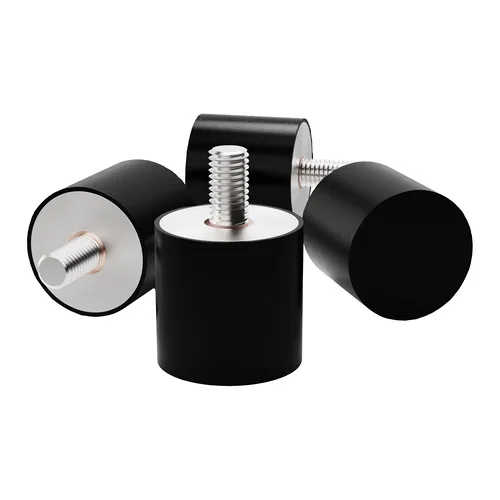 Nitro Concepts ISOBUMP - Kit 4 Isolatori Antivibrazione in Gomma per TrackSync BUMP, Filetto M8 - Nero