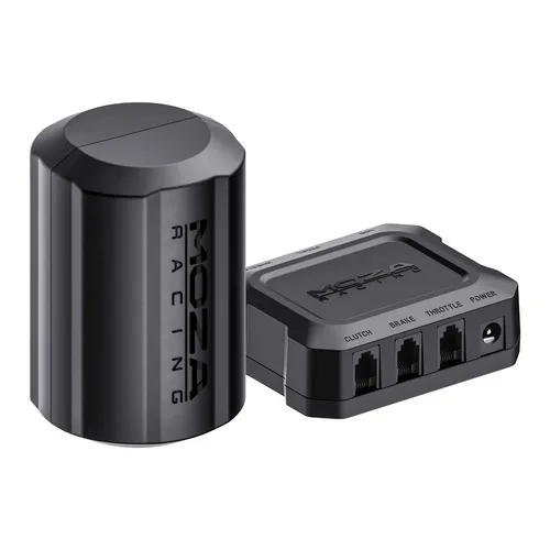 Moza Pedal Haptic Feedback Kit - Kit Feedback Aptico per Pedaliere Sim Racing, Vibrazioni 0-100 Hz - Nero