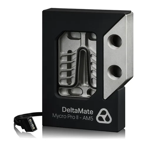 Thermal Grizzly DeltaMate CPU Block MPII - Waterblock CPU AM5/AM4 ARGB G1/4" - Nero