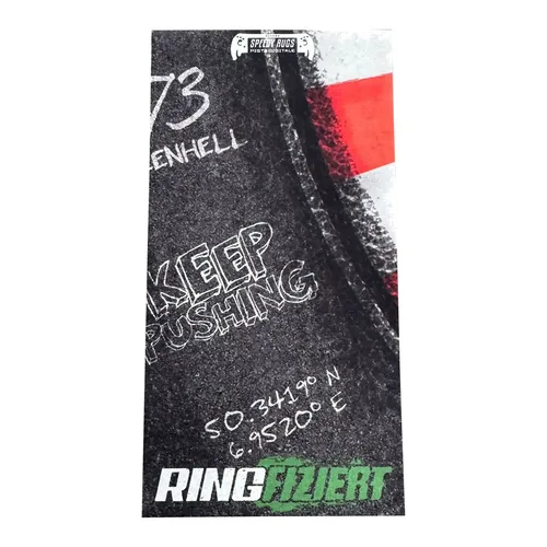 Speedy Rugs Ringfiziert - Tappeto Protettivo per Rig Sim Racing 180 x 90 cm, Base in Gomma Antiscivolo - Nero