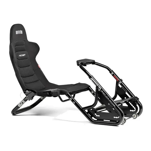 Next Level Racing F-GT Shift Simulator Cockpit Simracing Formula e GT con Sedile SIMAERO Mesh - Nero
