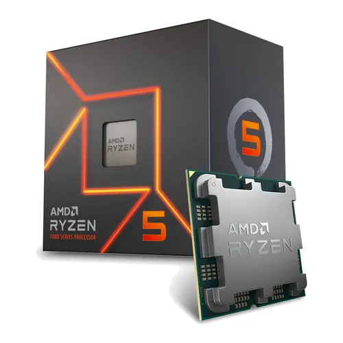 AMD Ryzen 5 7500 CPU, 5.0 GHz, AM5 (Raphael) - Boxato, con Cooler
