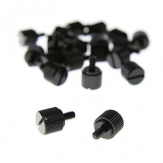 DimasTech Kit Viti Zigrinate M3, 10 Pezzi - Neri DimasTech Kit Viti Zigrinate M3, 10 Pezzi - Neri