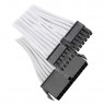 BitFenix Prolunga 24-Pin ATX 30cm - sleeved white/black