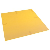 Pannello in Plexiglass Trasparente, giallo fluorescente - 500x500mm
