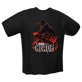 GamersWear For The Horde T-Shirt Black (XXL) GamersWear For The Horde T-Shirt Black (XXL)