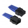 BitFenix Prolunga 8-Pin EPS12V - sleeved blue/black