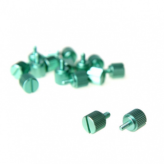 DimasTech Kit Viti Zigrinate M3, 10 Pezzi - Verde DimasTech Kit Viti Zigrinate M3, 10 Pezzi - Verde