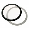 DEMCiflex Round Dust Filter 140mm - Nero/Bianco
