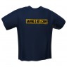 GamersWear Not a Crime T-Shirt Navy (XL)