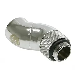 Bitspower Adattatore Curvo G1/4 (M/F) 2 settori Ruotabili - Argento Bitspower Adattatore Curvo G1/4 (M/F) 2 settori Ruotabili - Argento