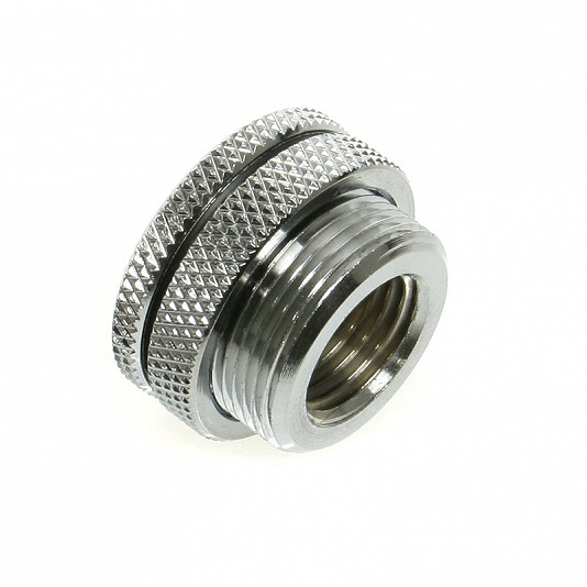 Bitspower Connettore Metallo da G1/4 Passaparete - Argento Bitspower Connettore Metallo da G1/4 Passaparete - Argento