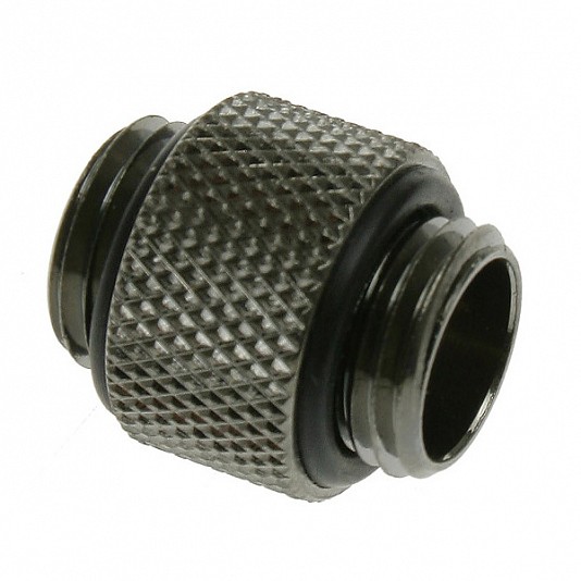 Bitspower Adattatore 2x G1/4 - Lungo, Nero Lucido Bitspower Adattatore 2x G1/4 - Lungo, Nero Lucido