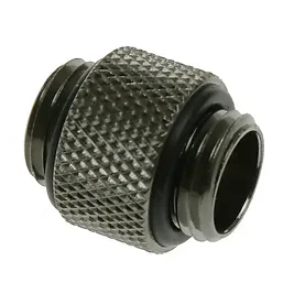 Bitspower Adattatore 2x G1/4 - Lungo, Nero Lucido Bitspower Adattatore 2x G1/4 - Lungo, Nero Lucido