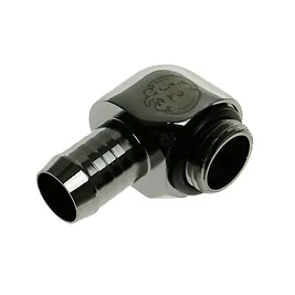 Bitspower Connettore a L passo 1/4" x tubo Ø10mm - black Bitspower Connettore a L passo 1/4" x tubo Ø10mm - black
