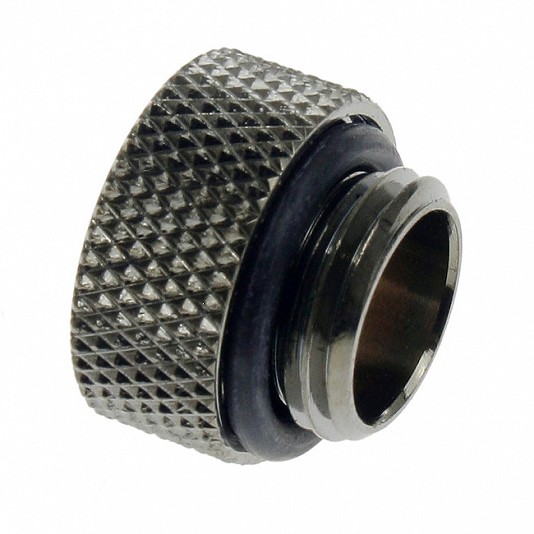 Bitspower Adattatore G1/4 M/F - Nero Lucido Bitspower Adattatore G1/4 M/F - Nero Lucido