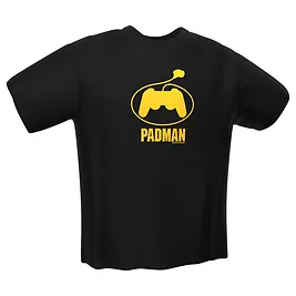 GamersWear PadMan T-Shirt Black (XL) GamersWear PadMan T-Shirt Black (XL)